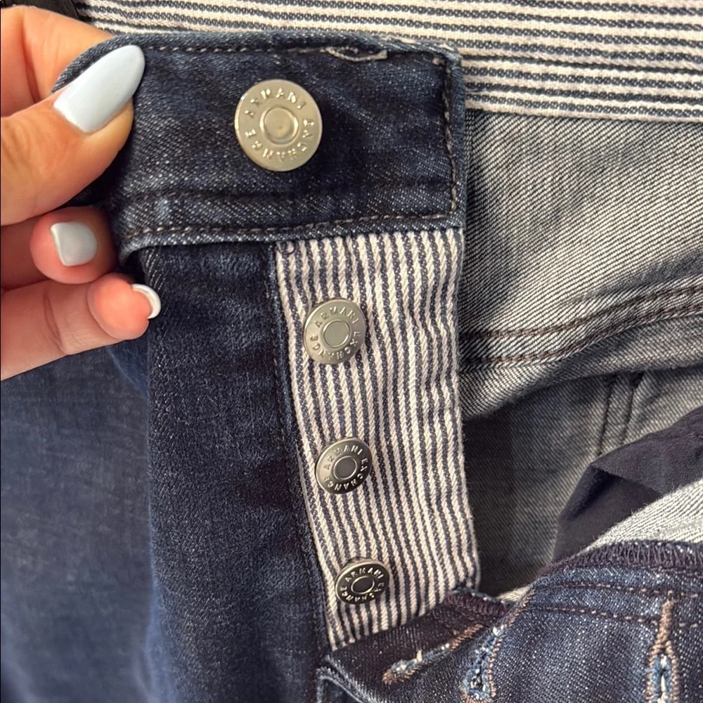 Armani Exchange Blue Straight Jeans